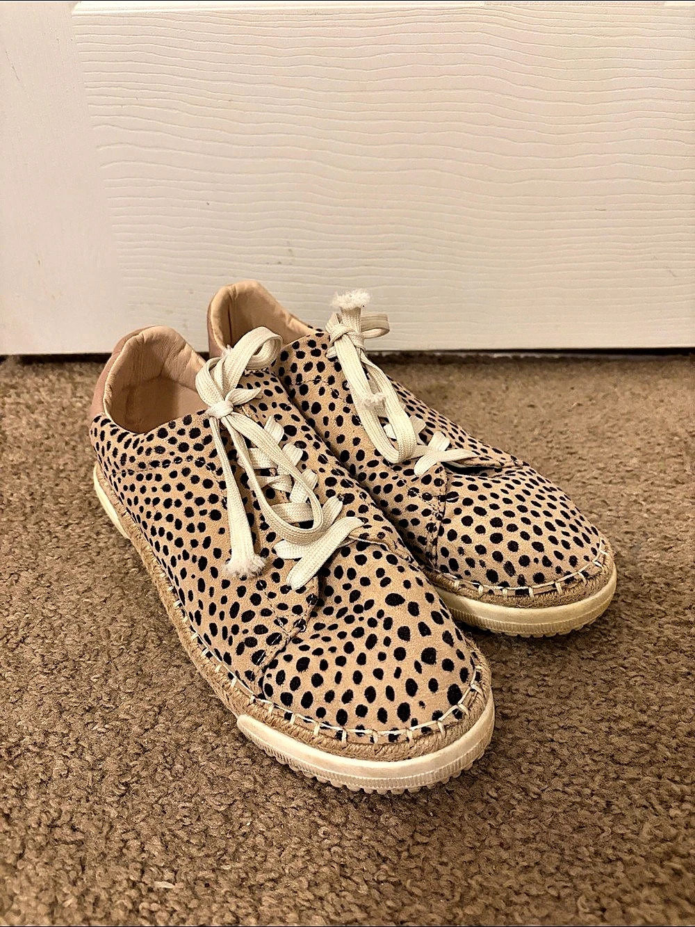 Lucia Leopard Print Sneakers US 8